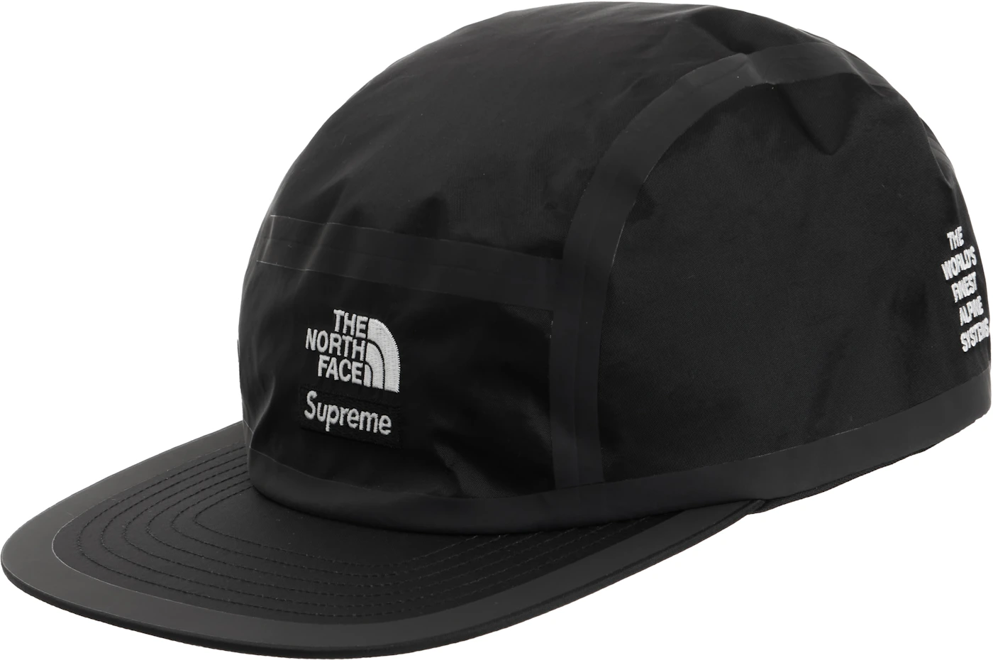 SUPREME SUEDE VISOR CAMP CAP BLACK SS23 WEEK 15 (100% AUTHENTIC) BRAND NEW
