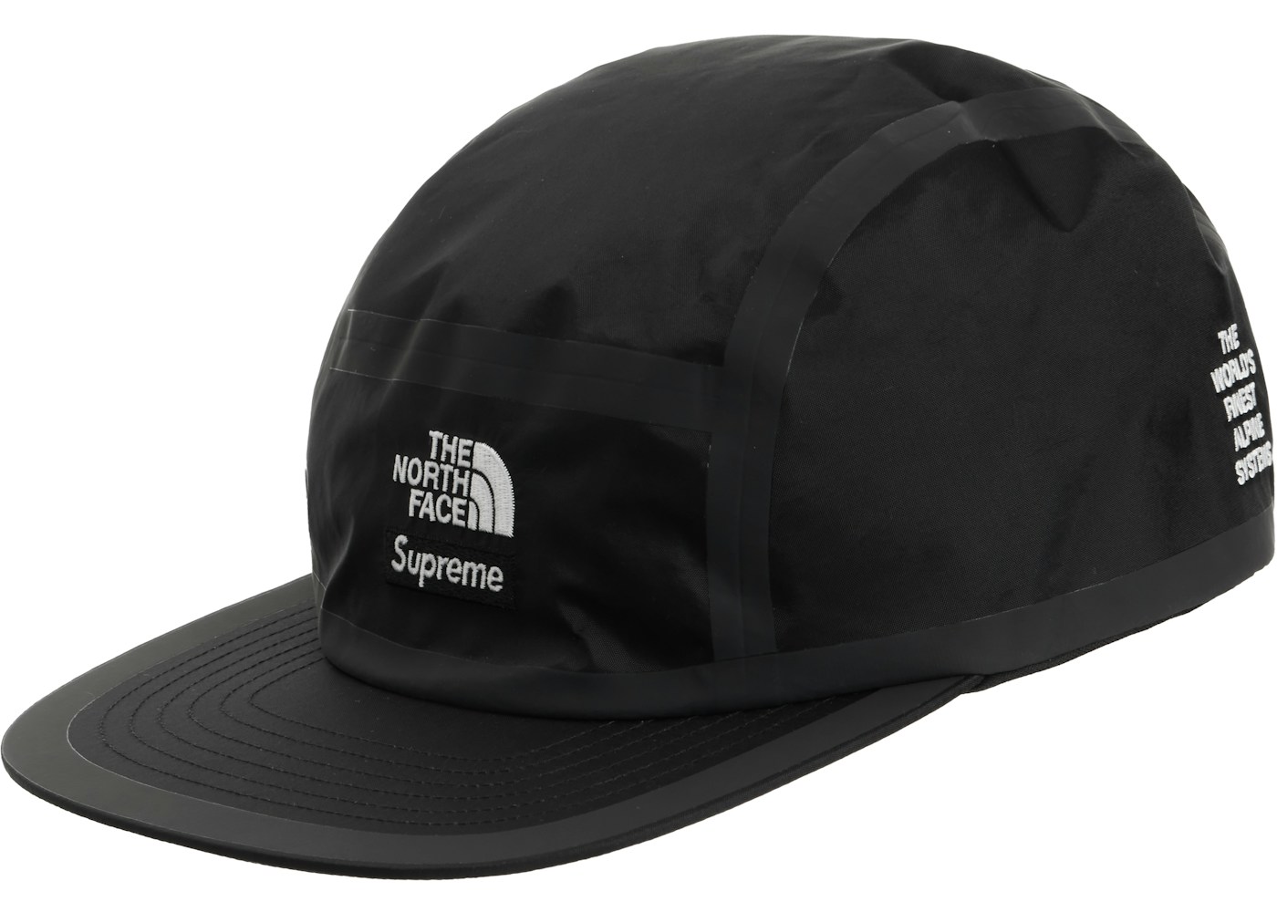 Supreme The North Face Summit Series Outer Tape Seam Camp Cap Black Ss21 Supreme The North Face Summit Series Outer Tape Seam Camp Cap Black Ss21