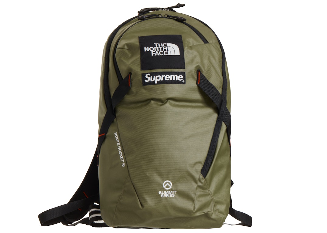 Pre-owned Supreme The North Face Summit Series Outer Tape Seam Route Rocket Backpack Olive
