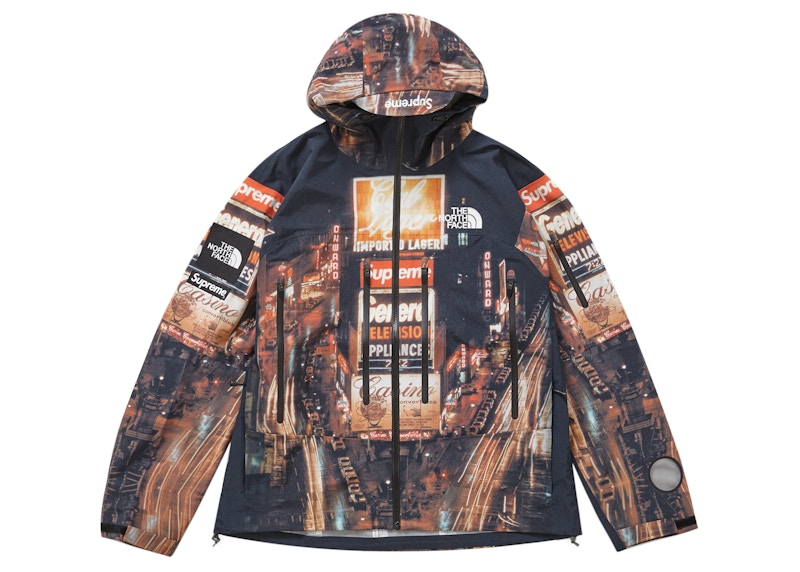 Supreme The North Face Taped Seam Shell Jacket Times Square - FW22