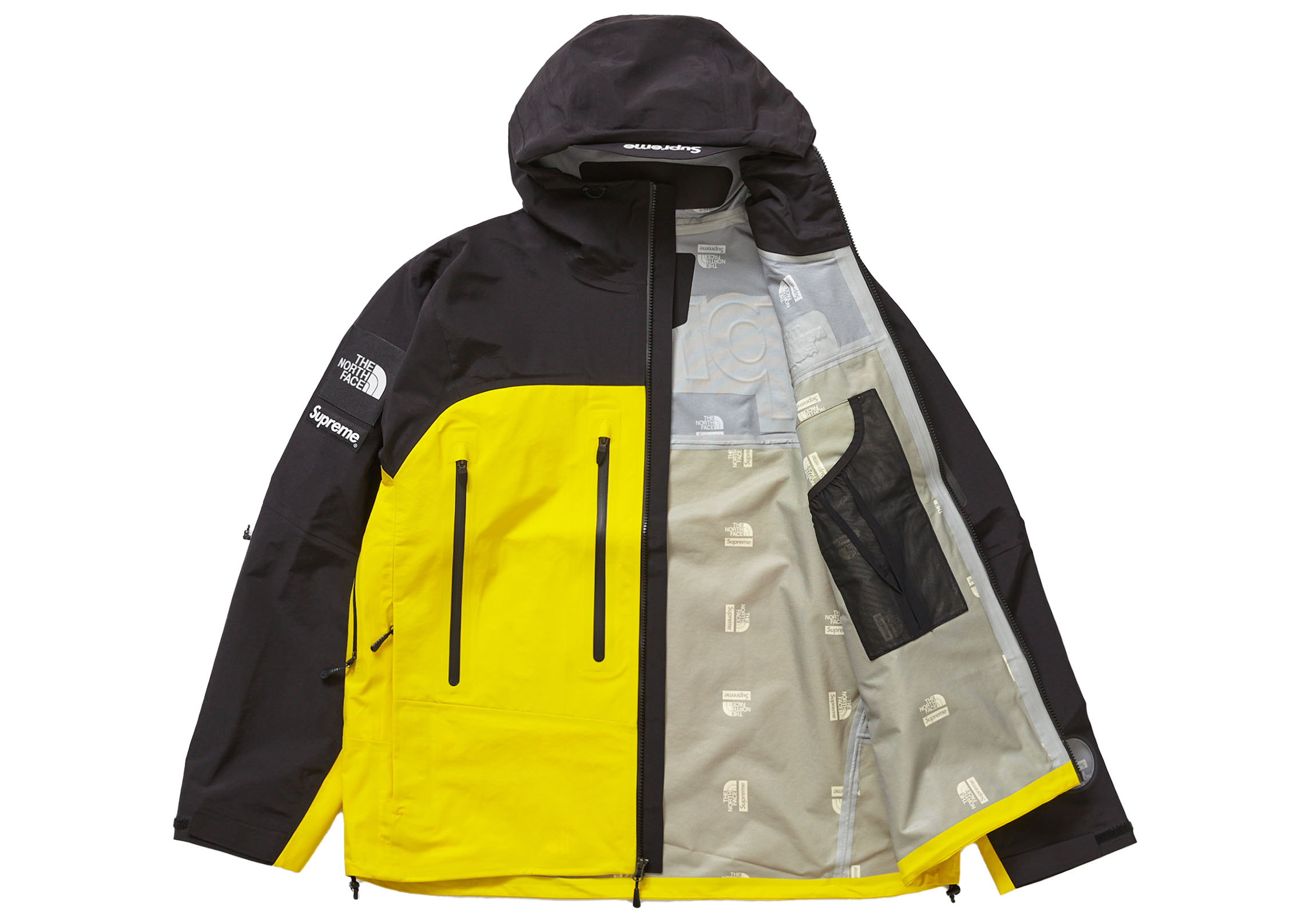 Supreme The North Face Taped Seam Shell Jacket Yellow メンズ 