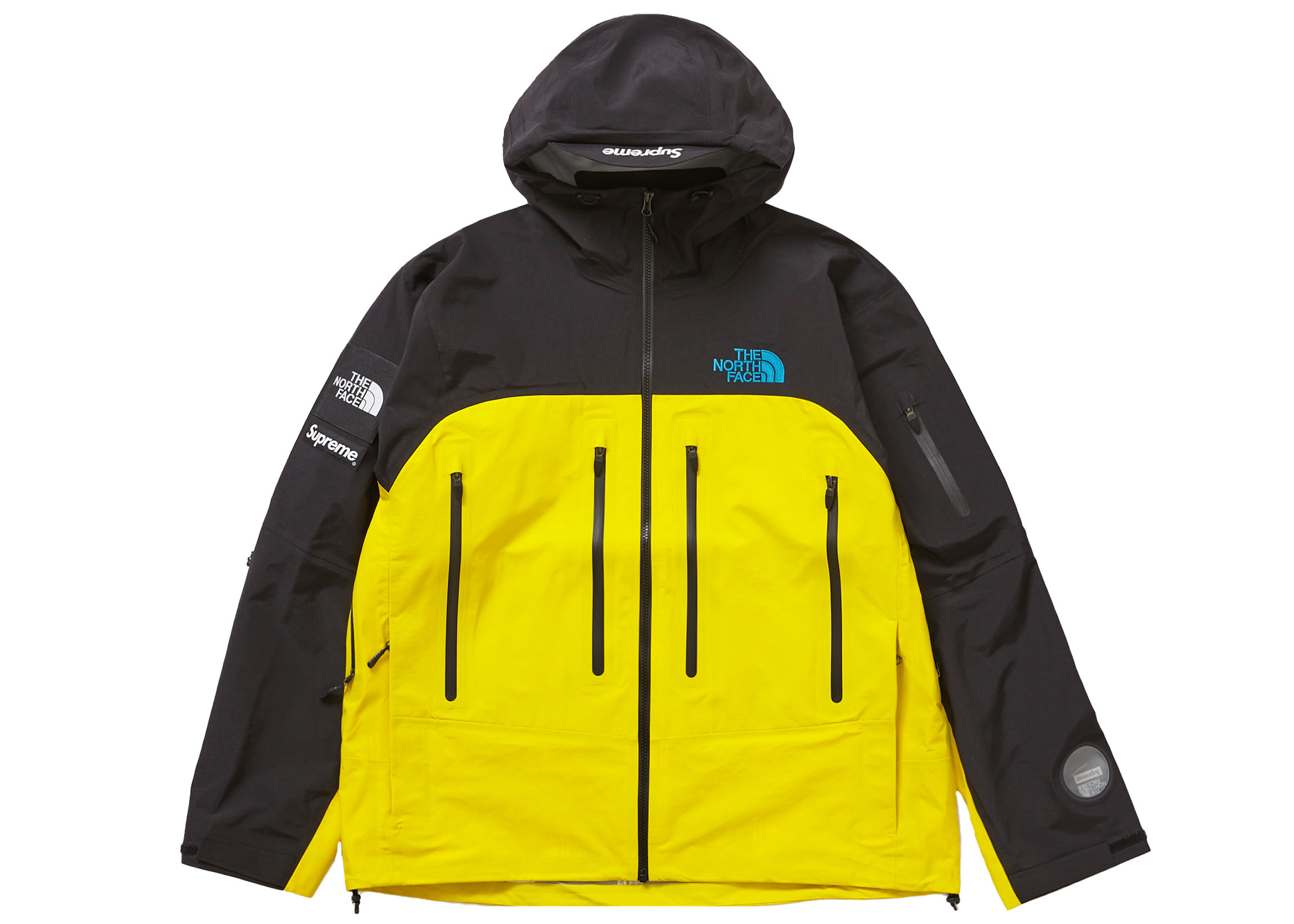 Supreme The North Face Taped Seam Shell Jacket Yellow Men's - FW22 