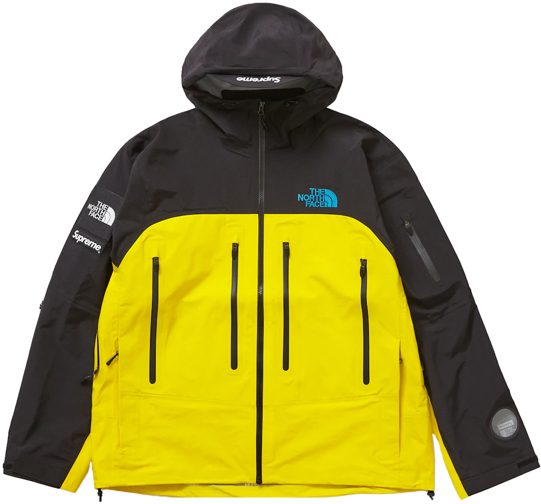 Supreme North Face Taped Seam Shell Jacket Yellow - FW22 Men's -
