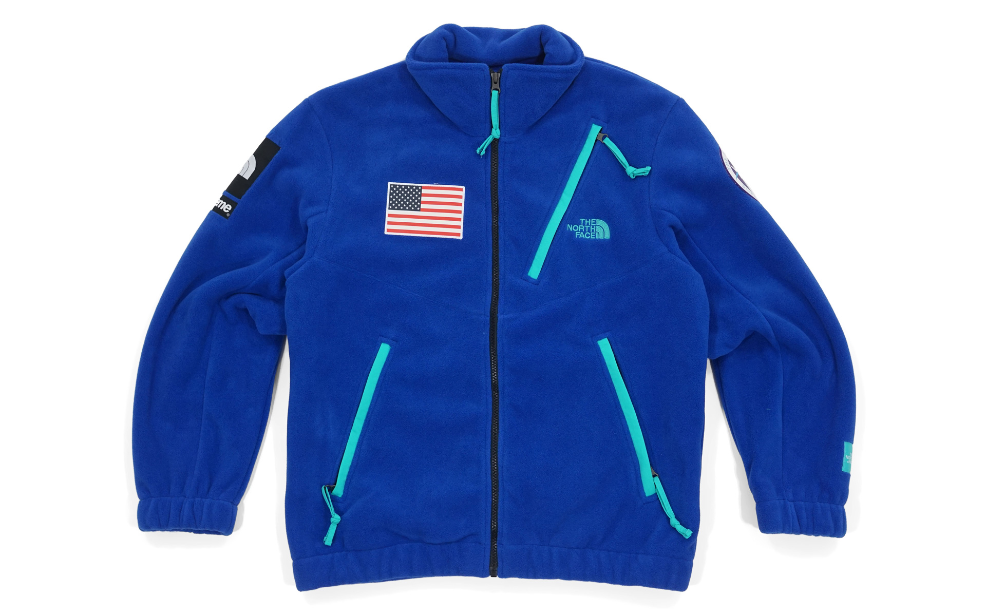 Supreme The North Face Trans Antarctica Expedition Fleece Jacket Royal -  SS17 - US