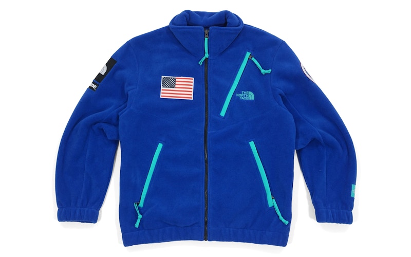 supreme 17ss north face fleece jacket M-