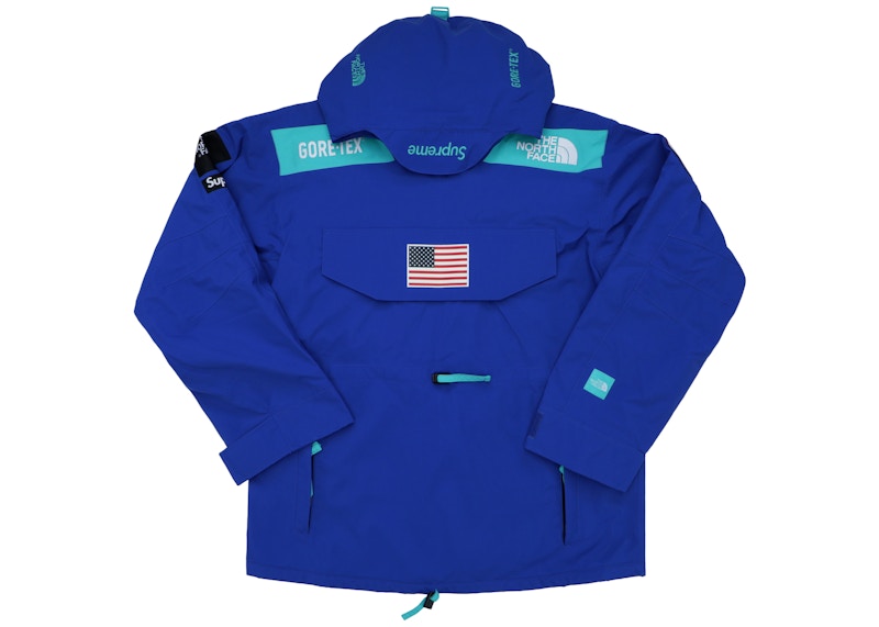 Supreme the north face trans antarctica expedition pullover jacket on sale royal