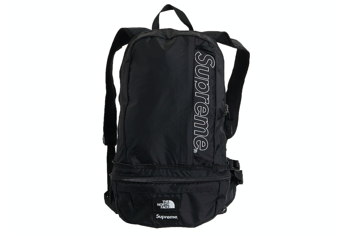 Pre-owned Supreme The North Face Trekking Convertible Backpack And Waist Bag Black