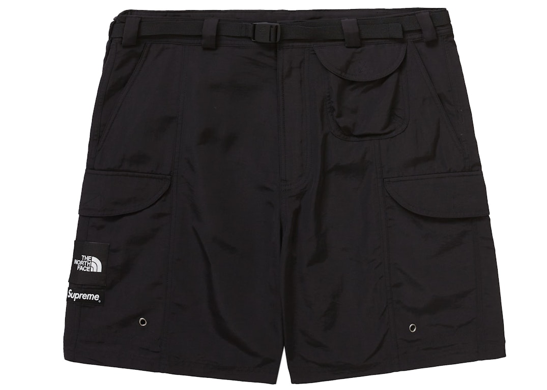 Pre-owned Supreme The North Face Trekking Packable Belted Short Black