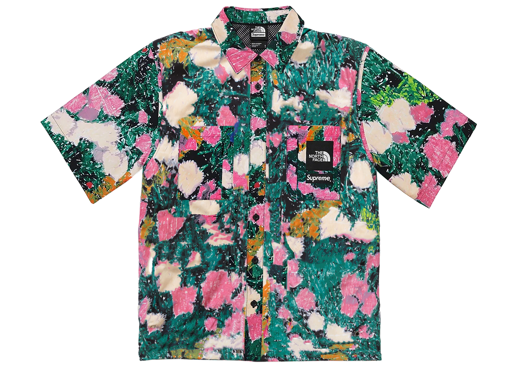 Supreme The North Face Trekking S/S Shirt Flowers Men's - SS22 - US