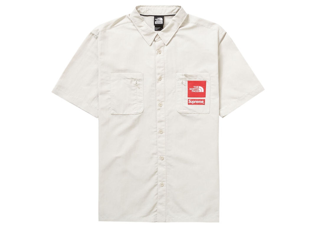 Pre-owned Supreme The North Face Trekking S/s Shirt White