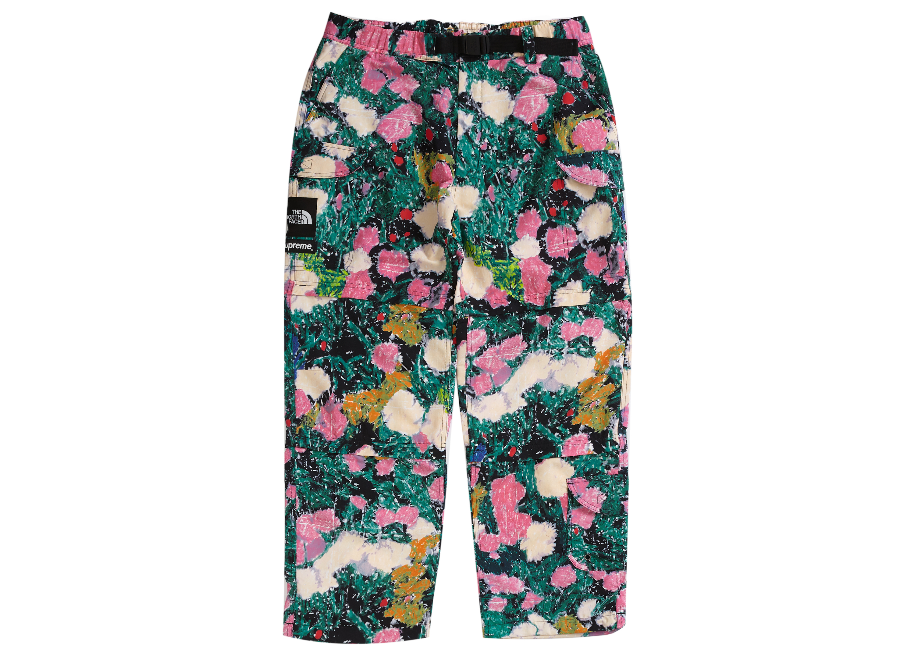Supreme The North Face Trekking Zip-Off Belted Pant Flowers Men's 
