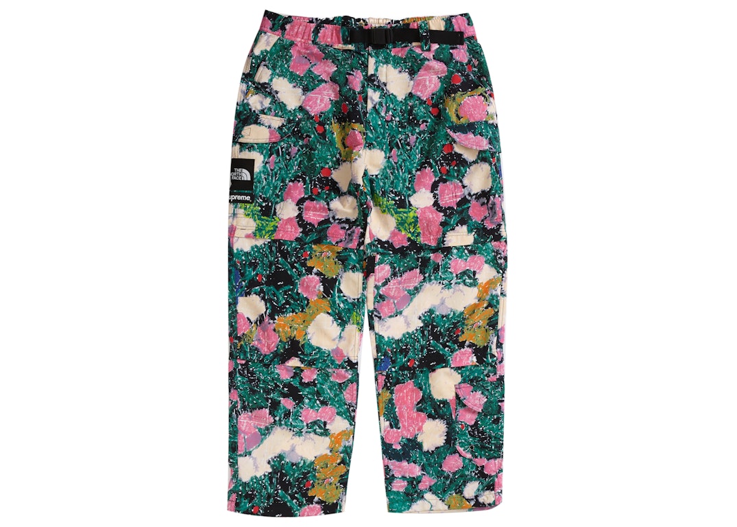 Pre-owned Supreme The North Face Trekking Zip-off Belted Pant Flowers