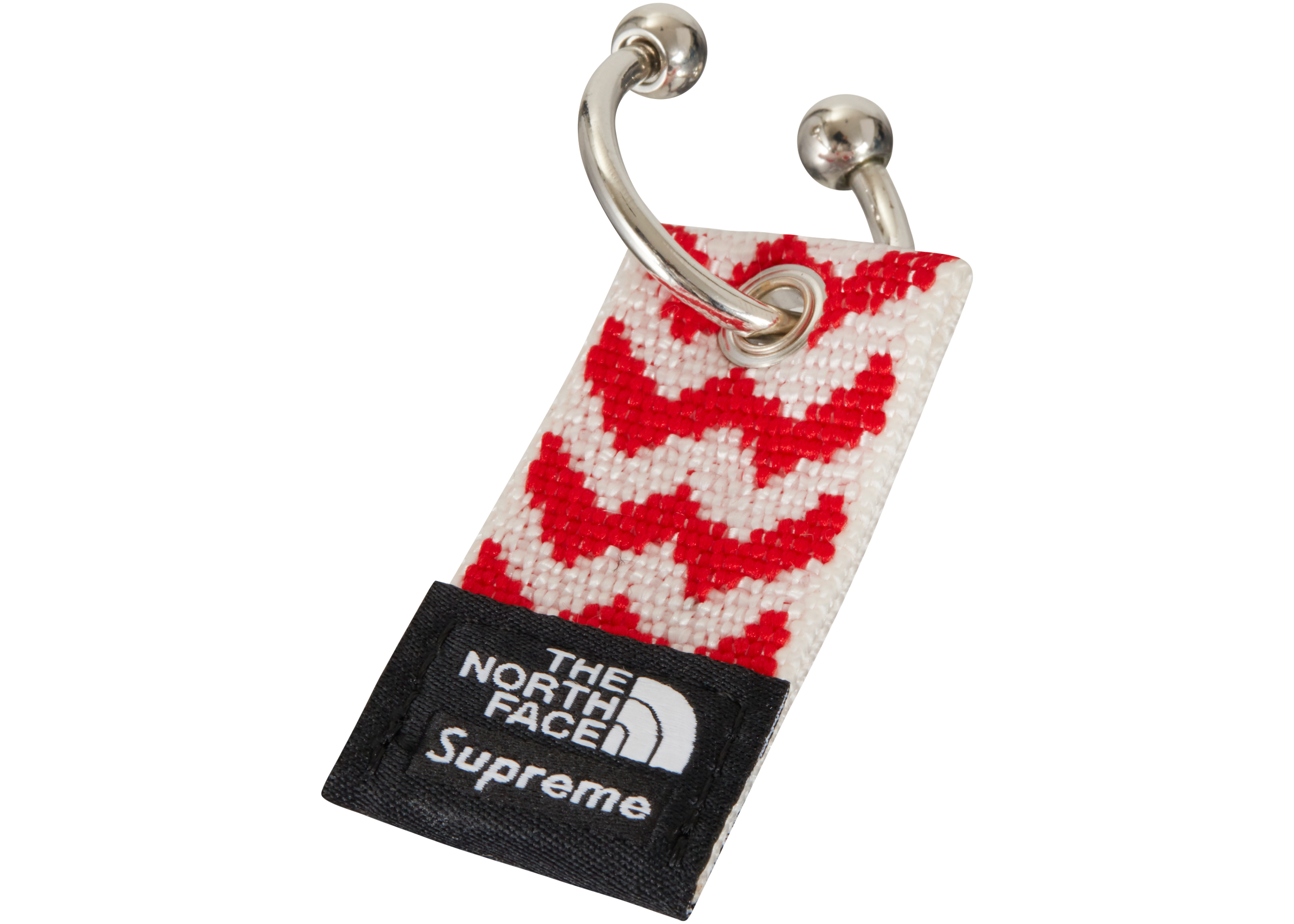 Supreme The North Face Woven Keychain Red - FW22 - US