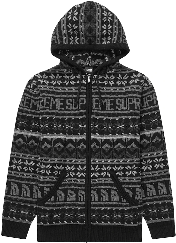 Sweatshirt Supreme x The North Face Black size M International in Cotton -  31129467