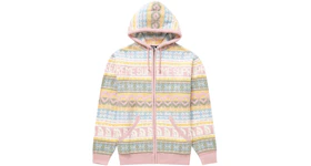 Supreme The North Face Zip Up Hooded Sweater Pink