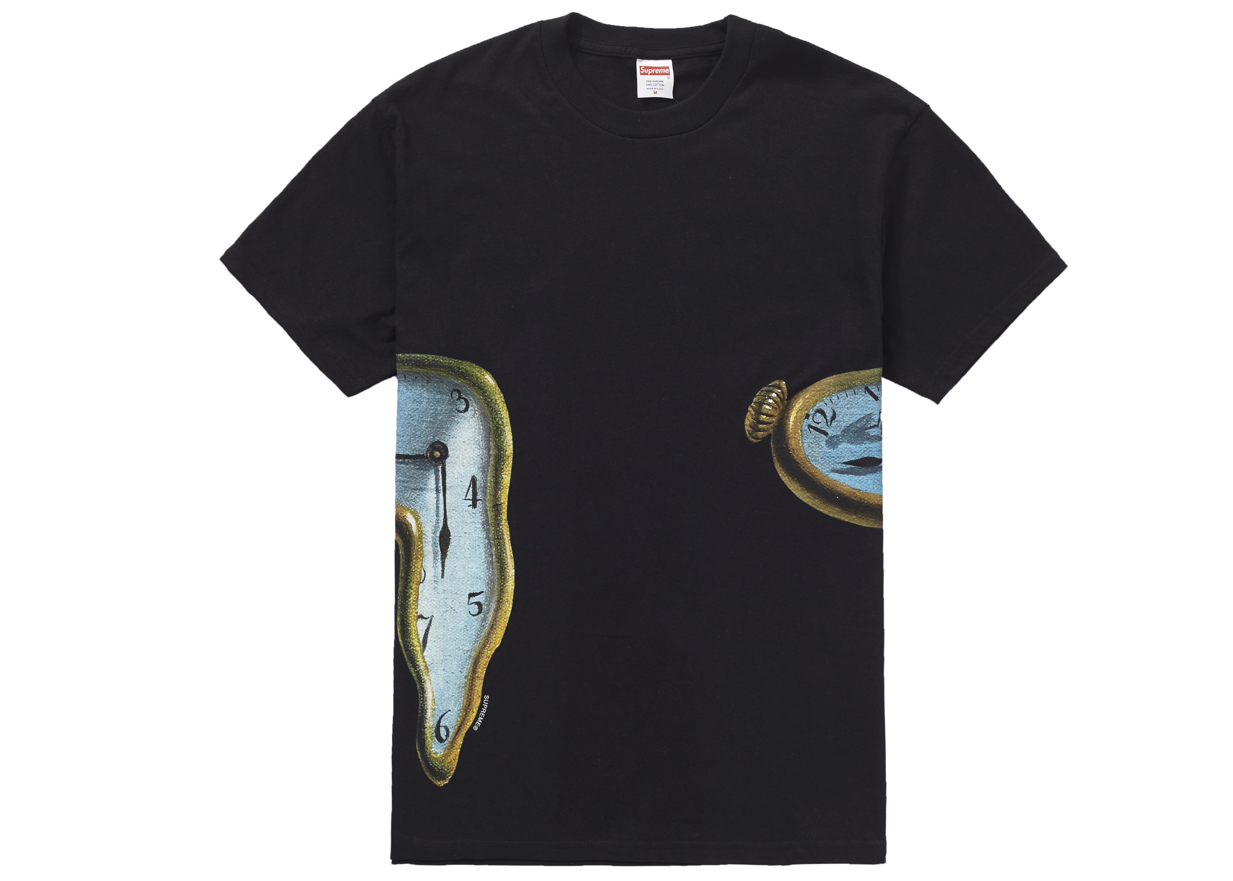 Supreme The Persistence Of Memory Tee Black Men's - SS19 - US