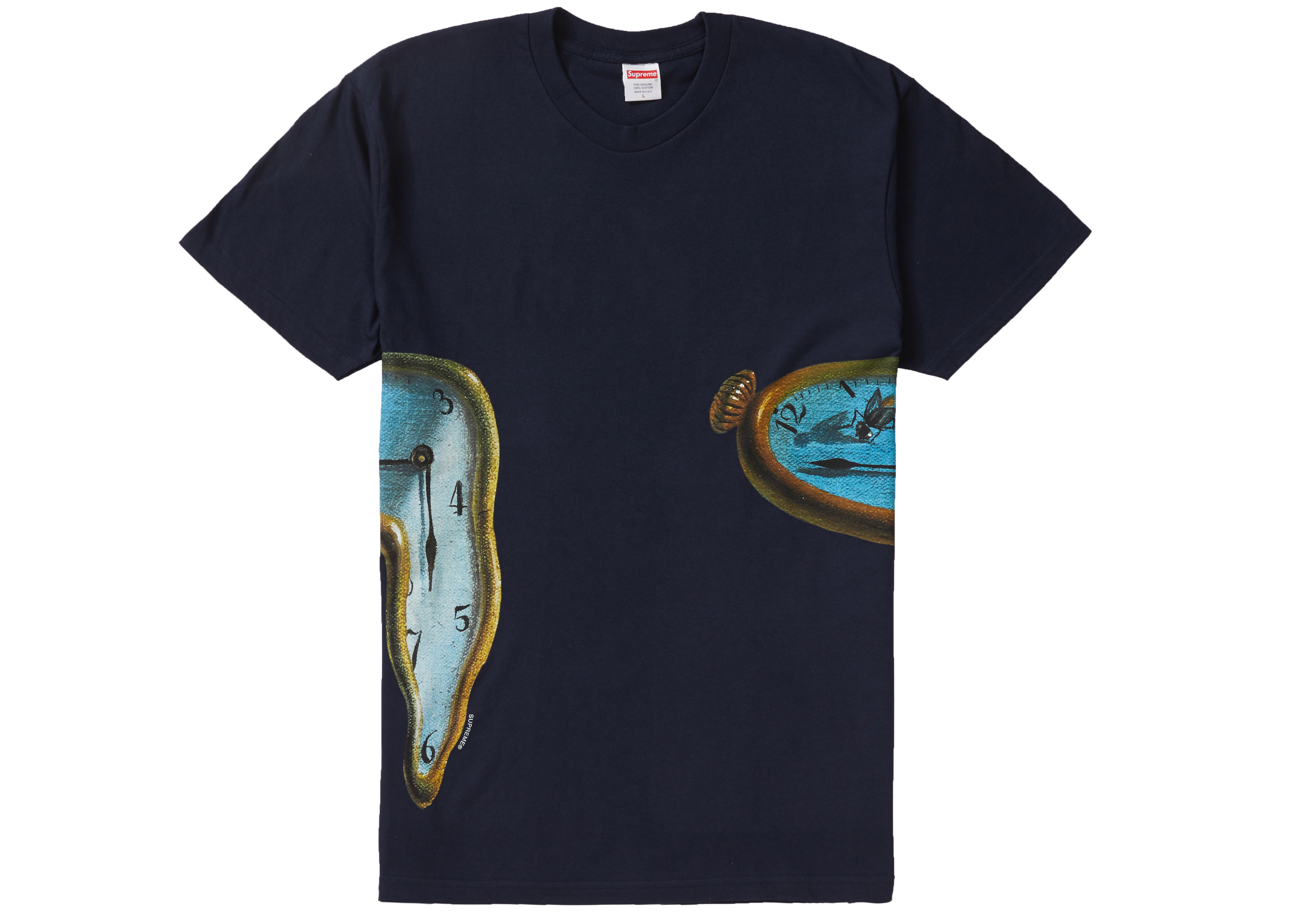 Supreme The Persistence Of Memory Tee Navy - SS19 メンズ - JP