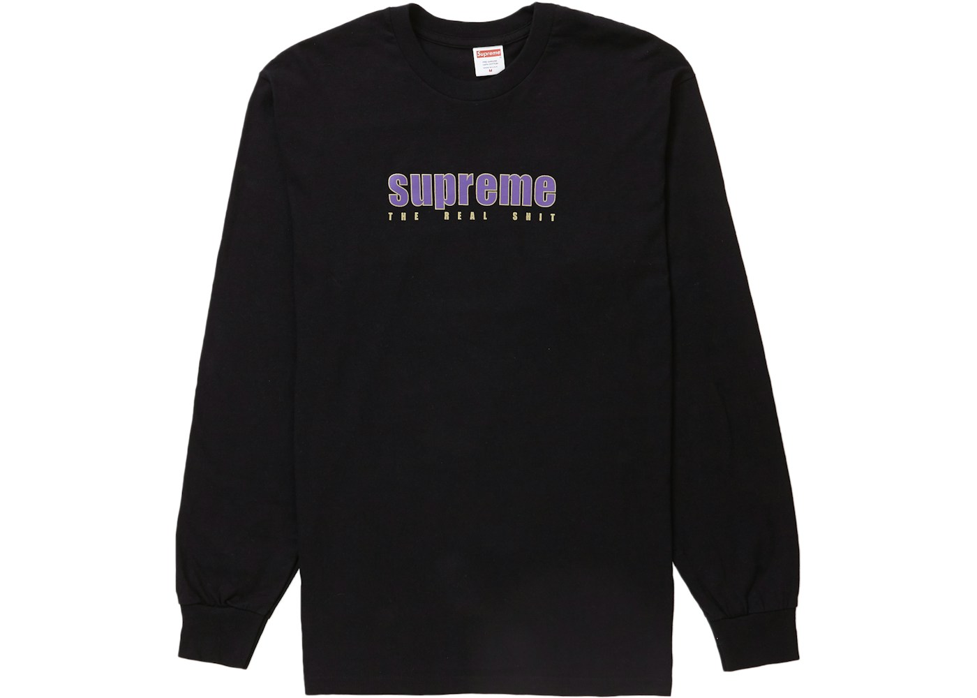 Supreme The Real Shit L/S Tee Black - SS19