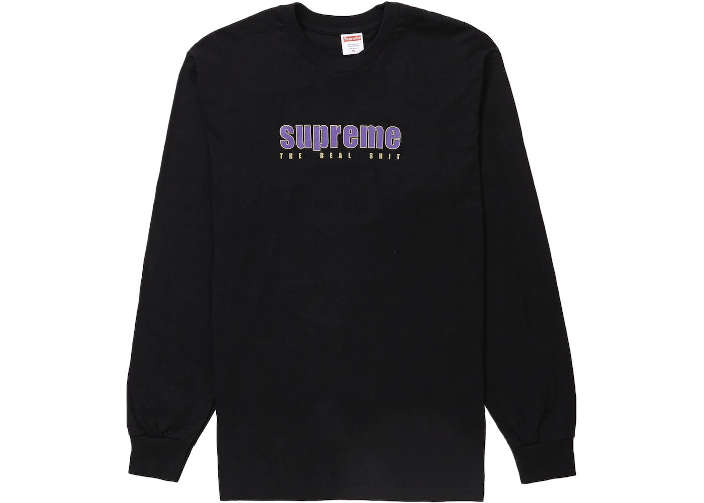 Supreme The Real Shit L/S Tee Black Men's - SS19 - US