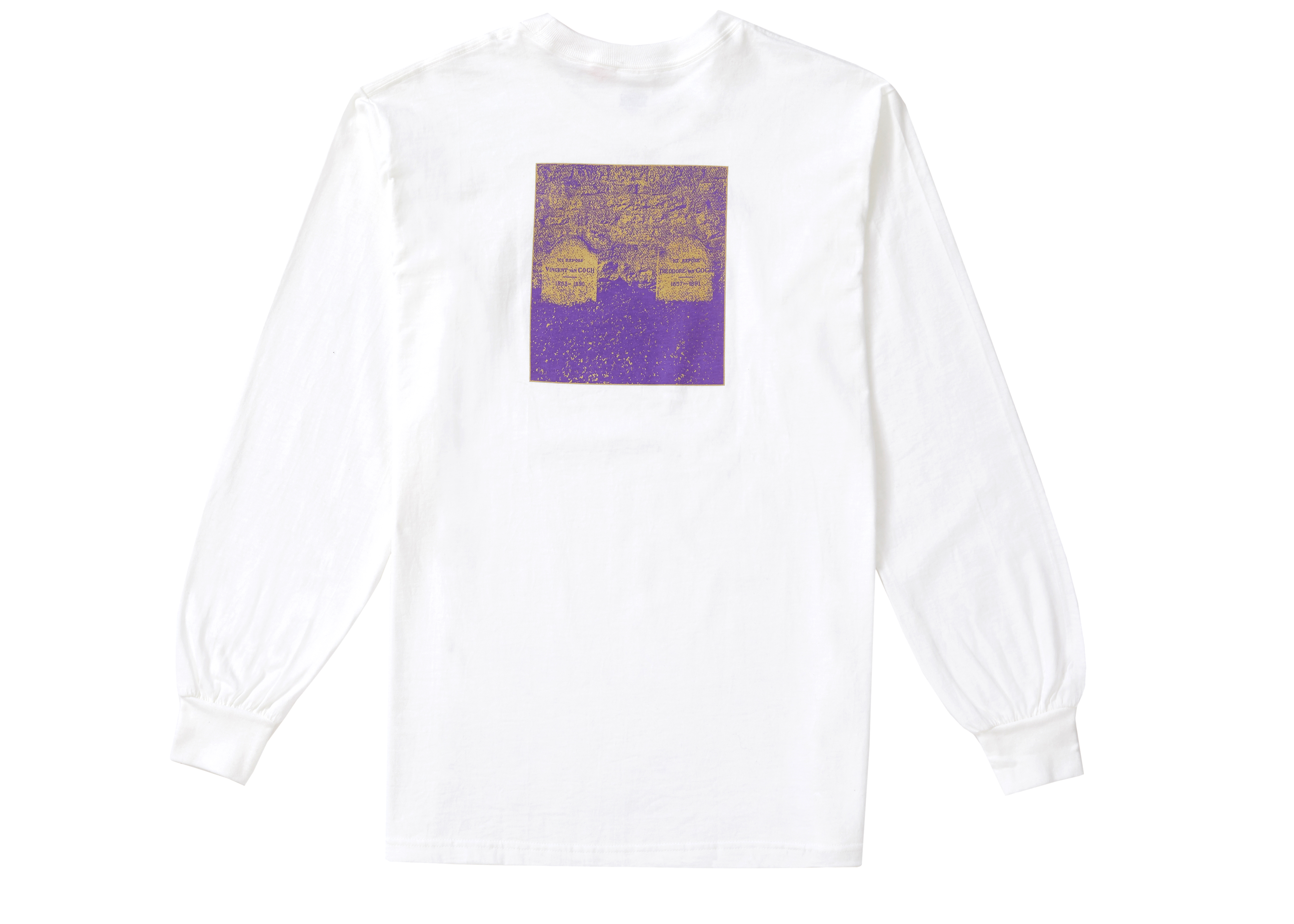 Supreme The Real Shit L/S Tee White メンズ - SS19 - JP