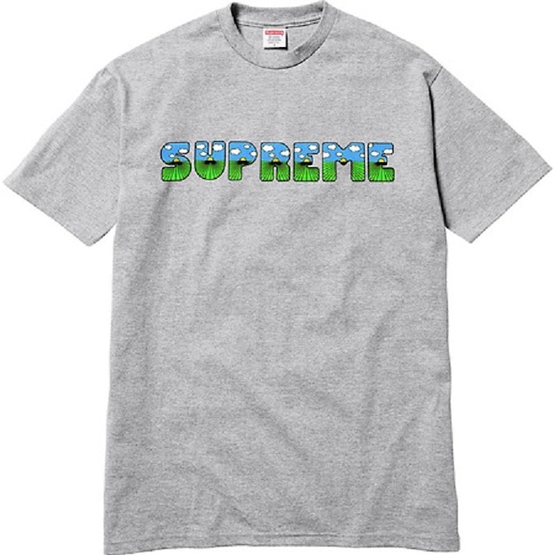 Supreme The Shit Tee Heather Grey Men's - SS16 - US