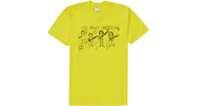 Supreme The Velvet Underground Drawing Tee Yellow