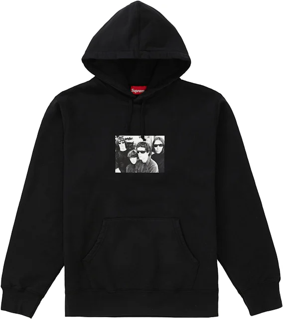 Supreme The Velvet Underground Hooded Sweatshirt Black Men's - FW19 - US