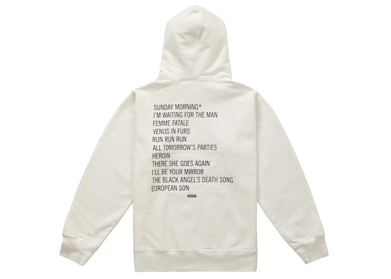 supreme velvet underground hoodie