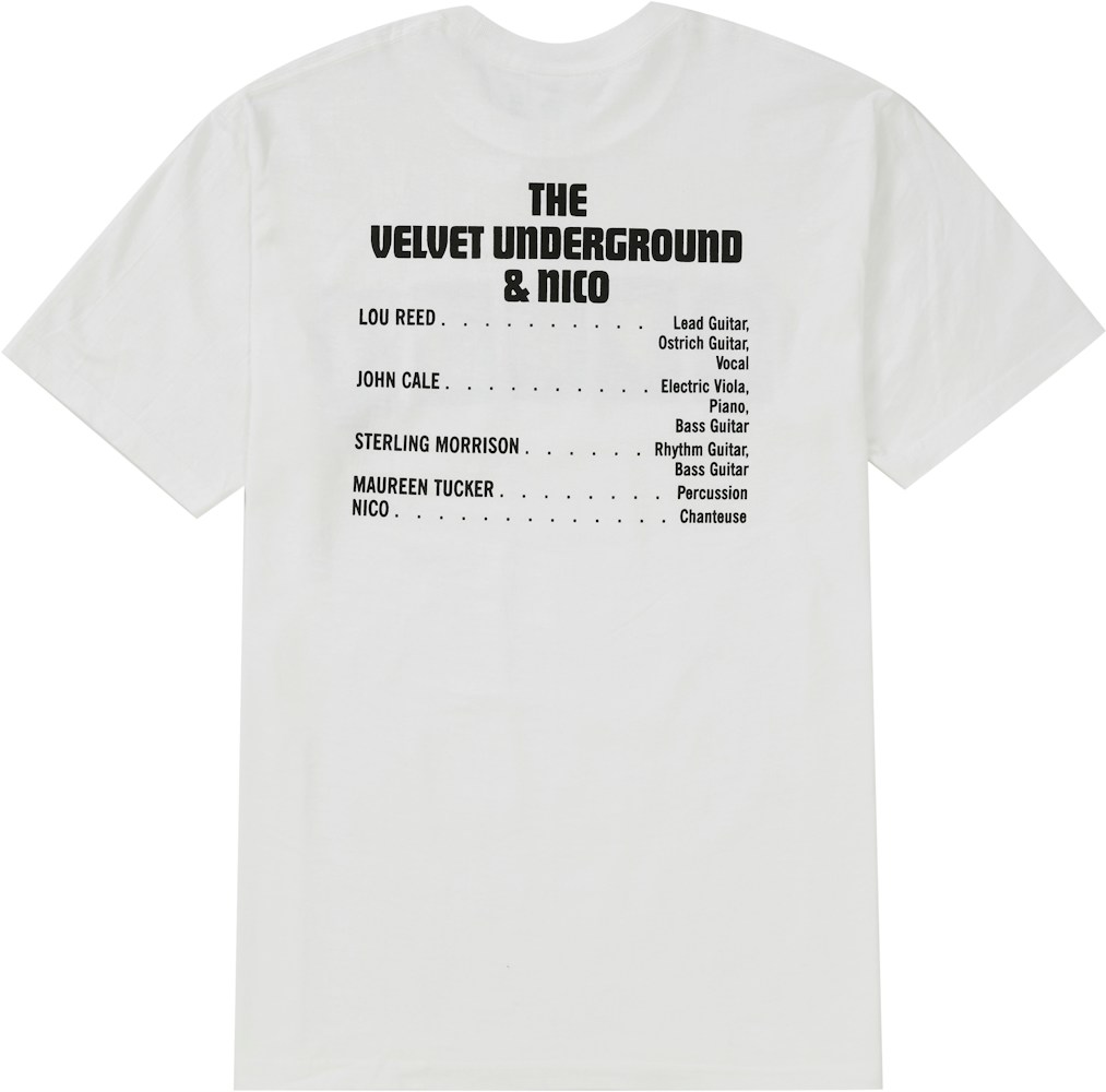 Supreme The Velvet Underground & Nico Tee White - FW19