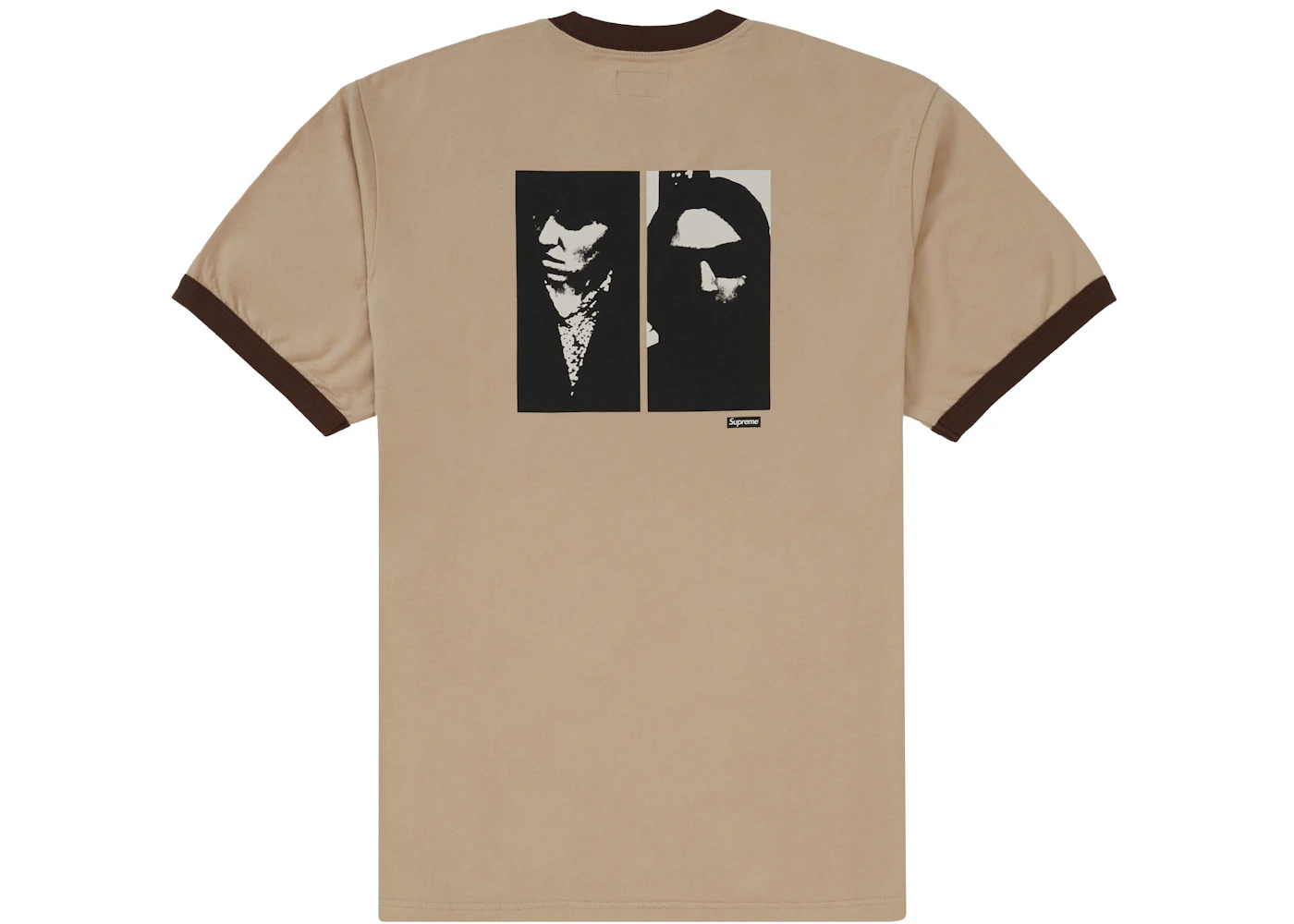 Supreme The Velvet Underground Ringer Tee Tan Men's - FW19 - US
