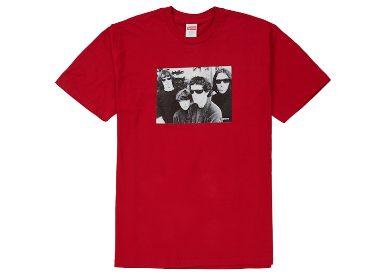 Supreme The Velvet Underground Tee Red Supreme The Velvet Underground Tee Red