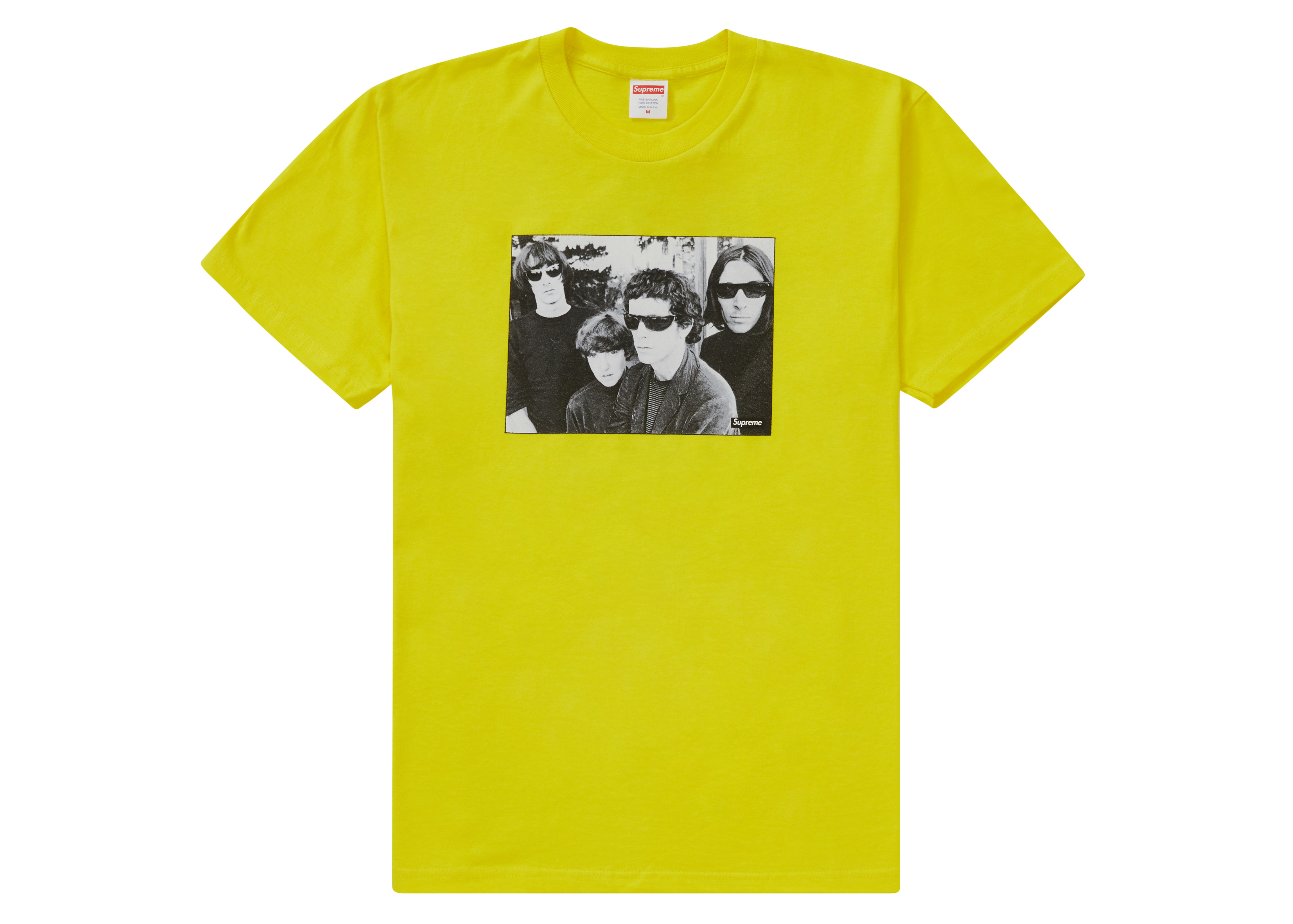 Supreme The Velvet Underground Tee Yellow Men's - FW19 - US