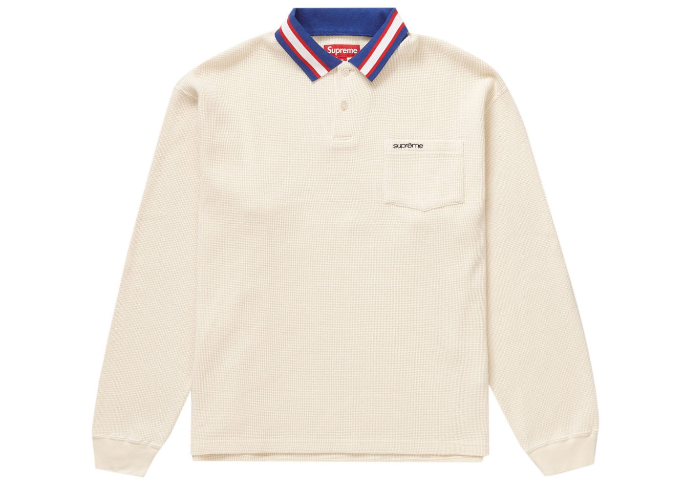 Supreme Thermal L/S Polo Natural Men's - FW23 - US