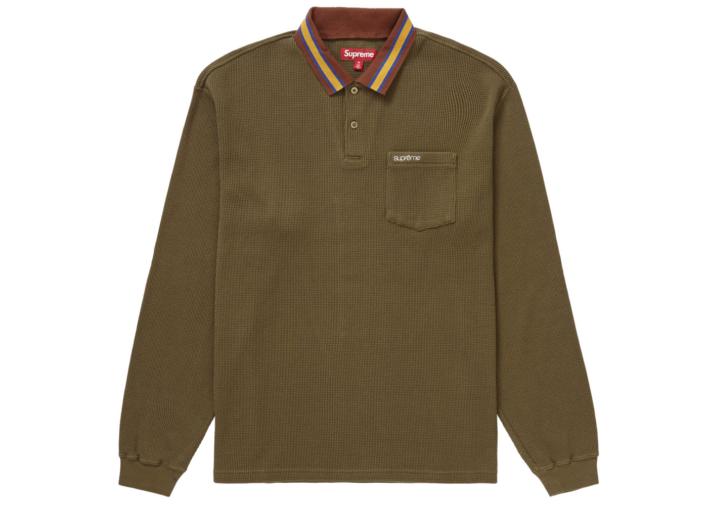 Supreme Thermal L/S Polo Natural Men's - FW23 - US