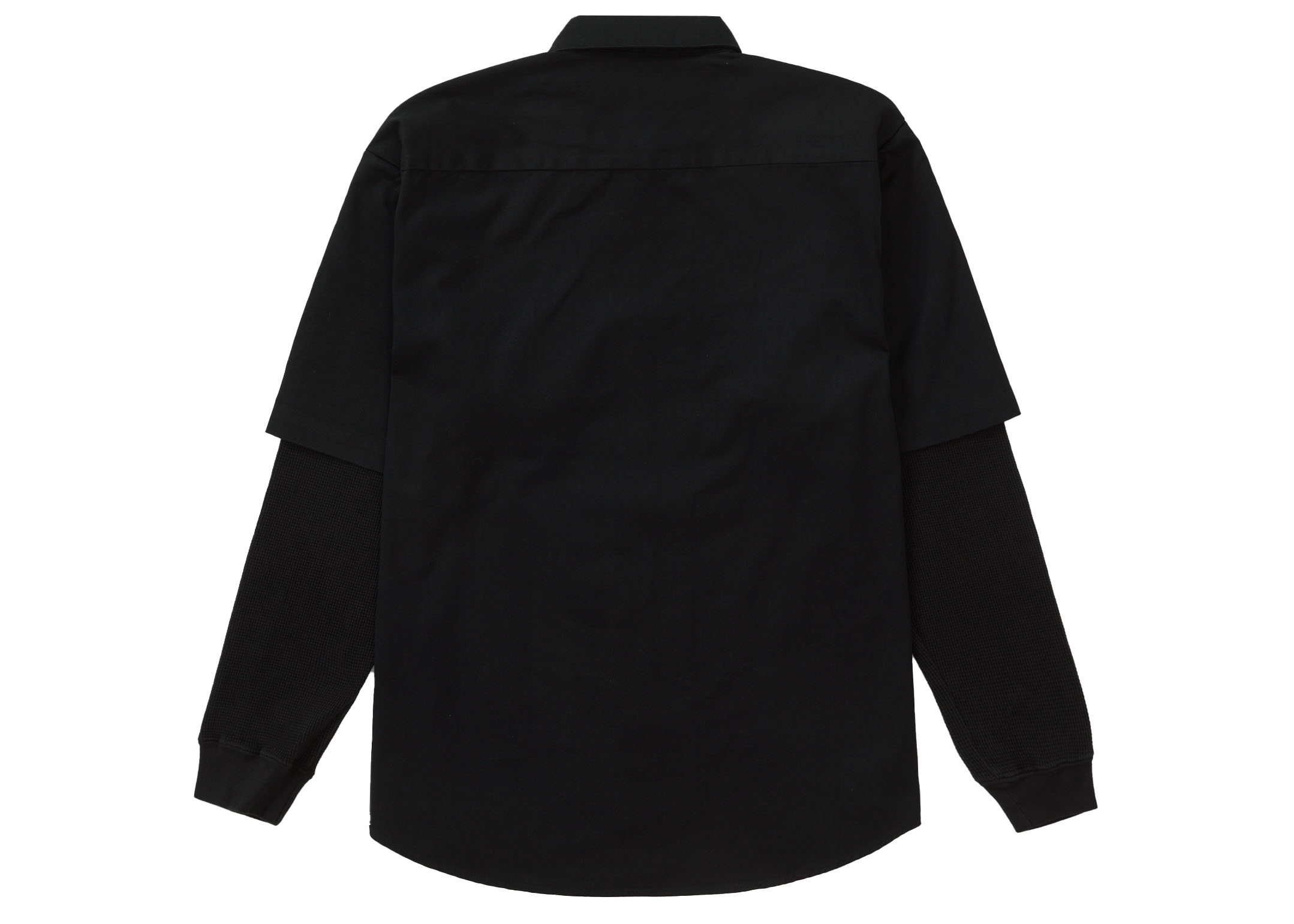 Supreme Thermal Sleeve Work Shirt Black Men's - FW23 - US