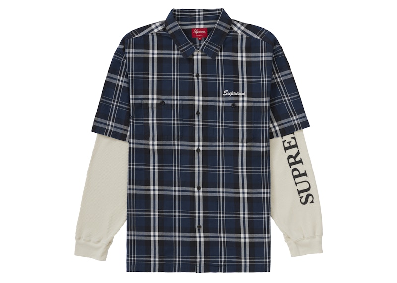 Supreme Thermal Work Shirt Plaid Men's - FW21 - US