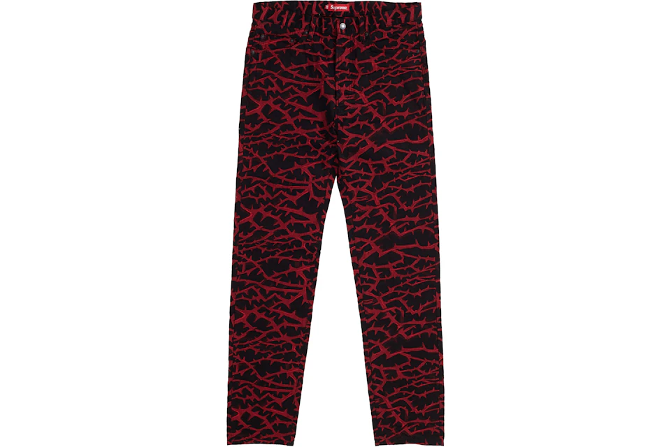 Supreme Thorn Jean Red