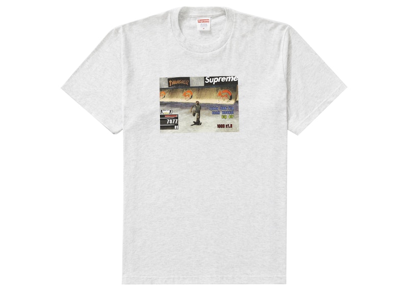 Supreme Thrasher Game Tee Ash Grey Men's - FW21 - US