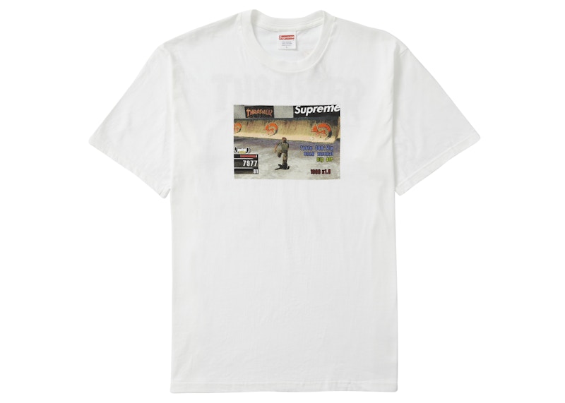 Supreme Thrasher Game Tee White - FW21 Men's - US