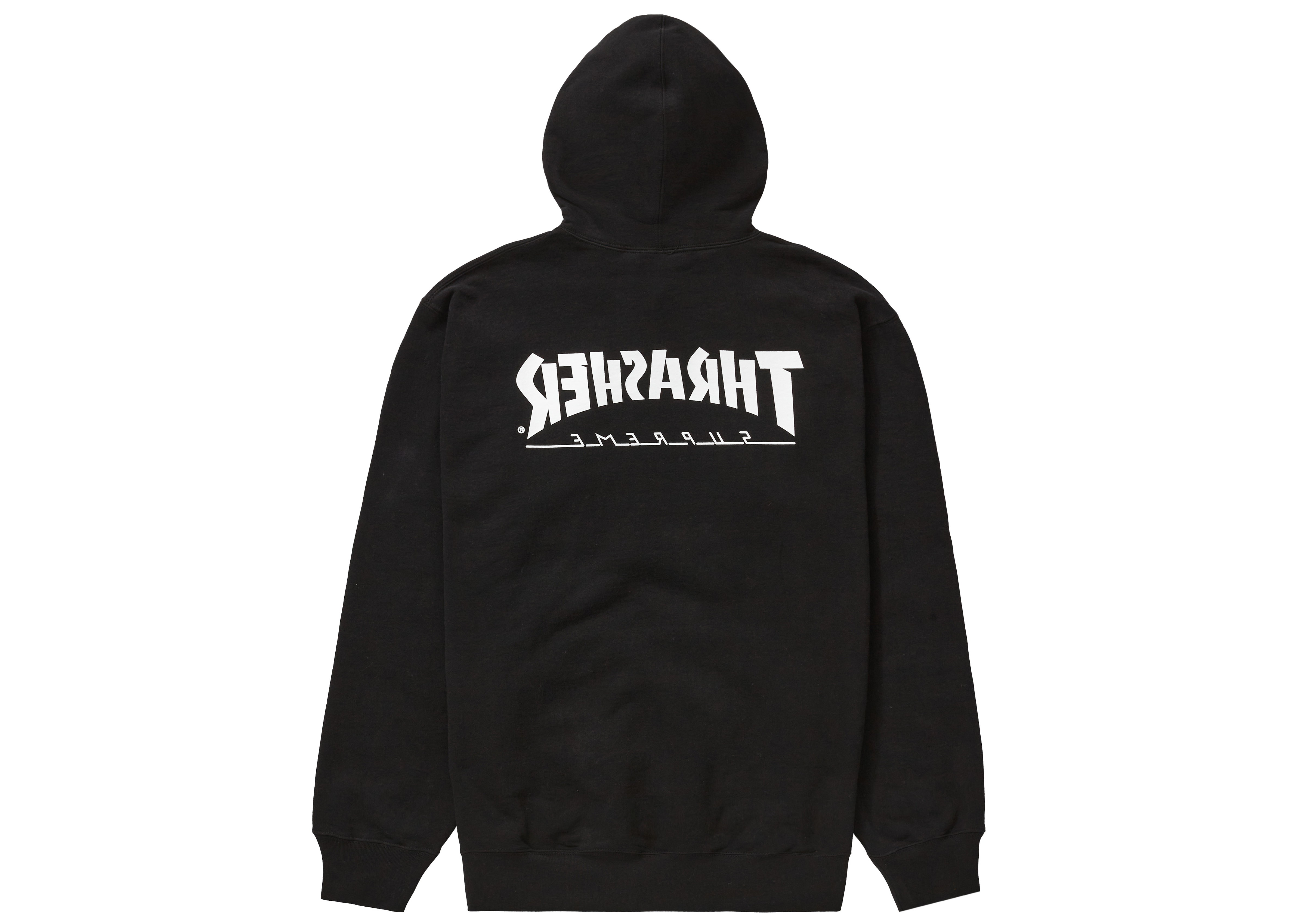 Supreme Thrasher Hooded Sweatshirt Black Men's - FW21 - GB