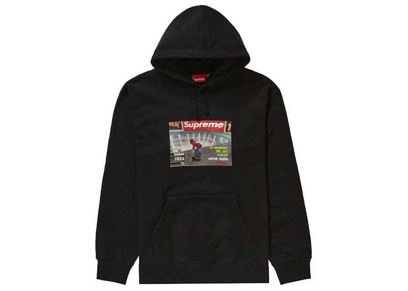 Supreme Thrasher Hooded Sweatshirt Black メンズ - FW21 - JP