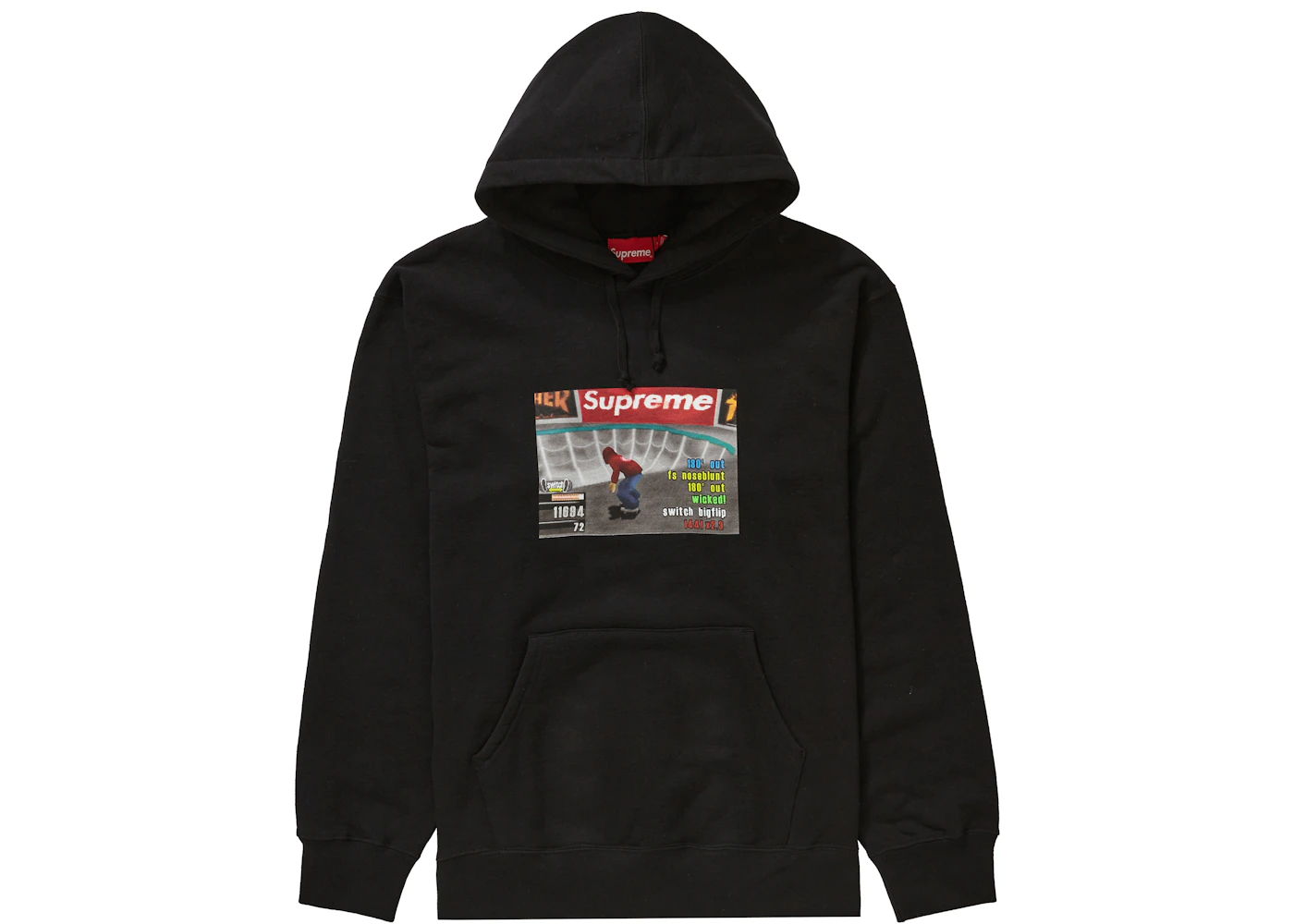 Supreme Thrasher Hooded Sweatshirt Black Men's FW21 US