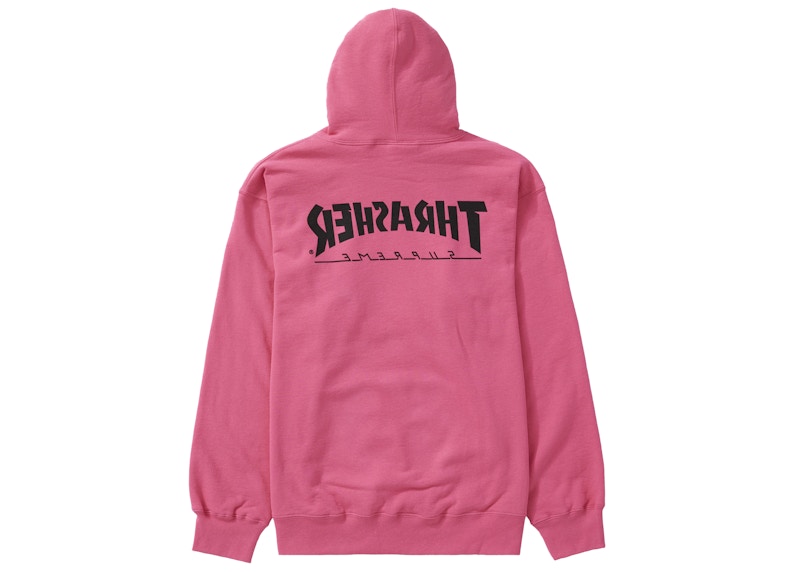 Light pink 2024 thrasher hoodie