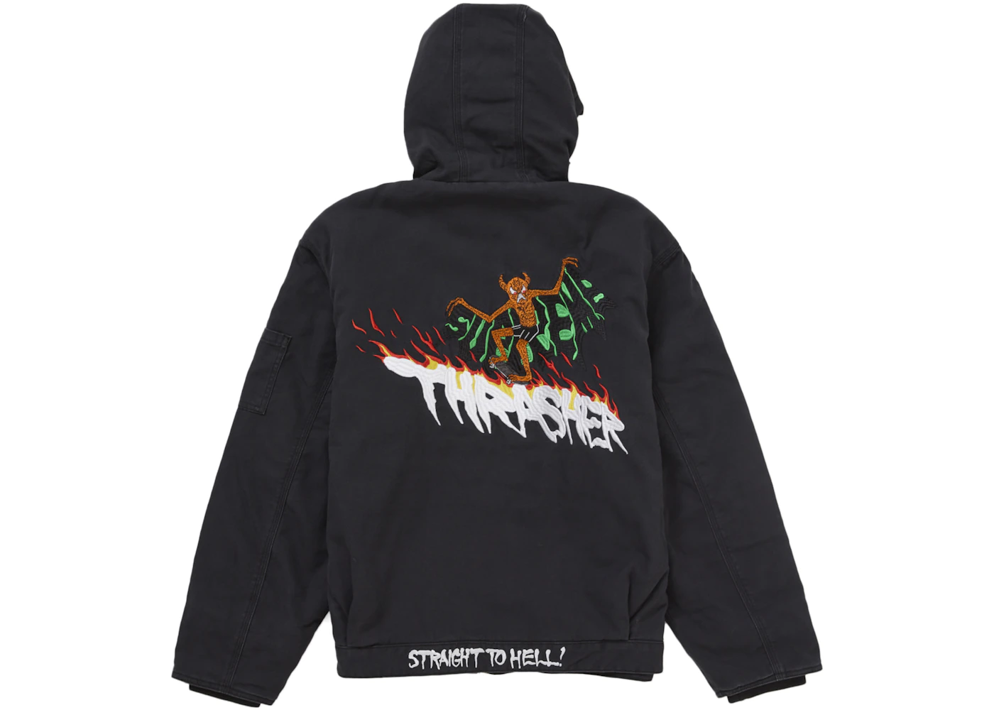 Work Jacket Nike Supreme Jacke Supreme Thrasher Hooded Work Jacket