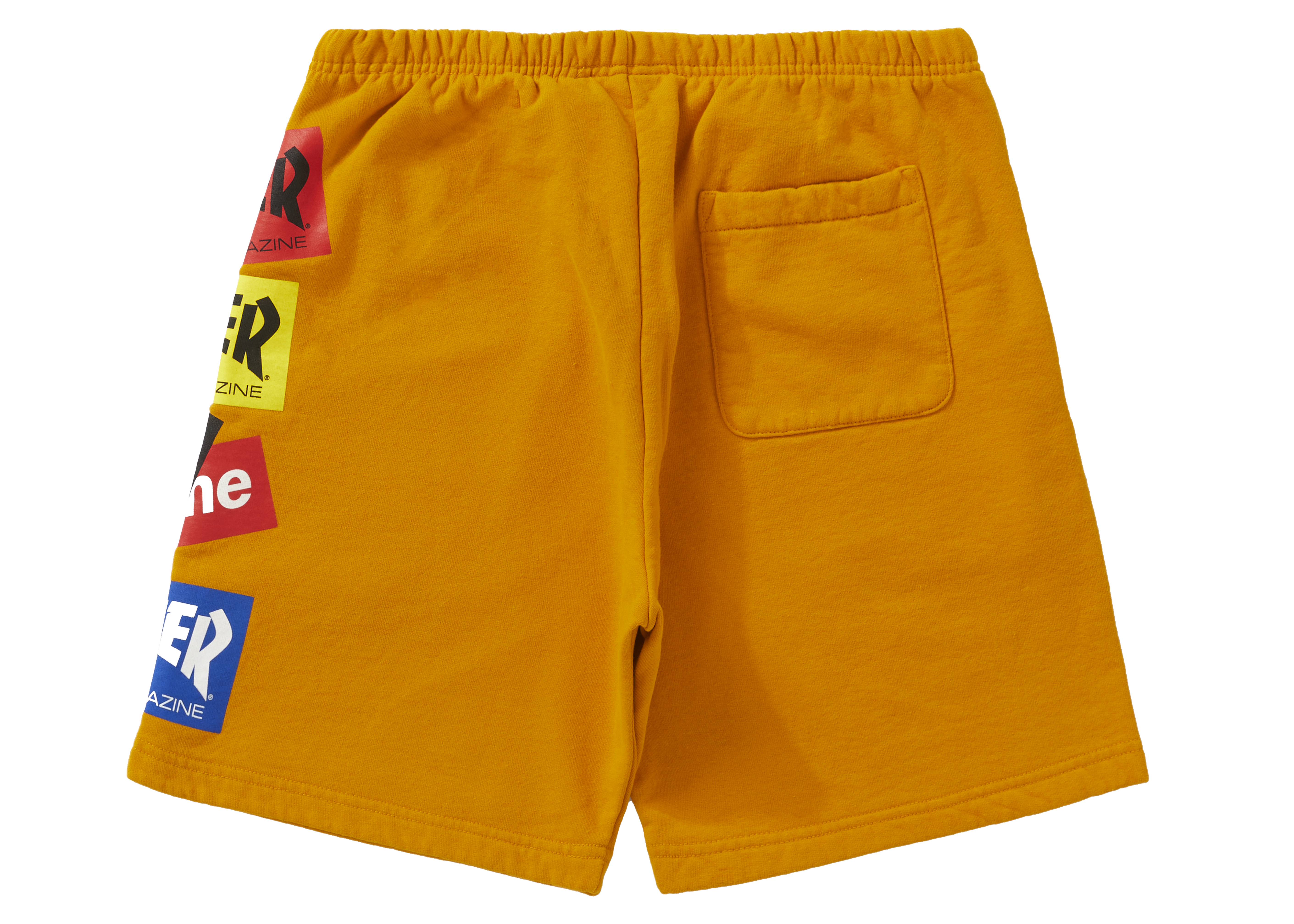 Supreme Thrasher Multi Logo Sweatshort Gold Men's - FW21 - US