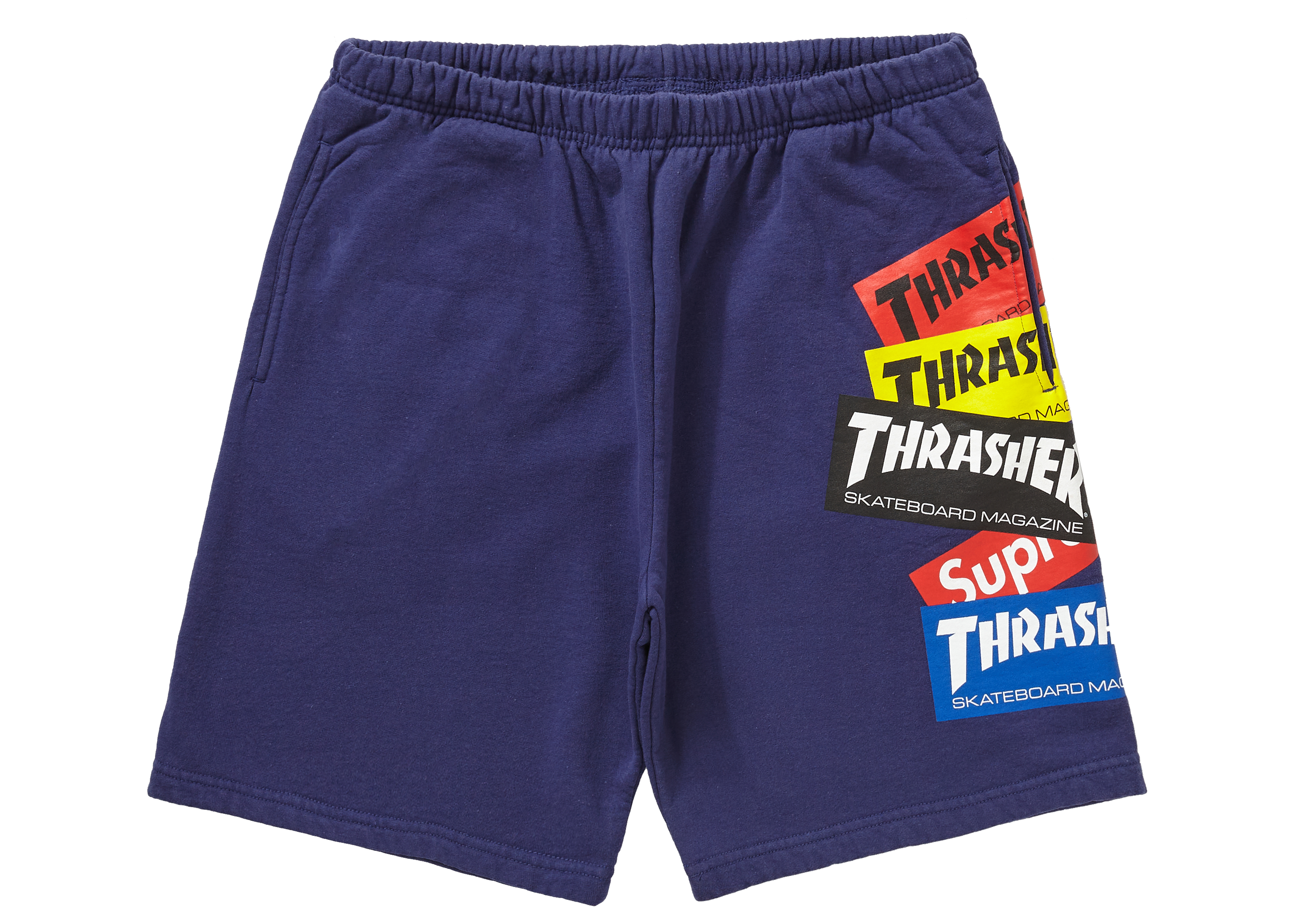 Supreme x Thrasher Multi Logo Track Shorts - Farfetch
