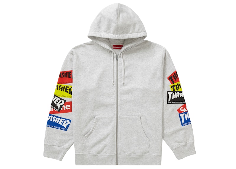 つやあり Supreme®/Thrasher® ジップパーカー | labiela.com