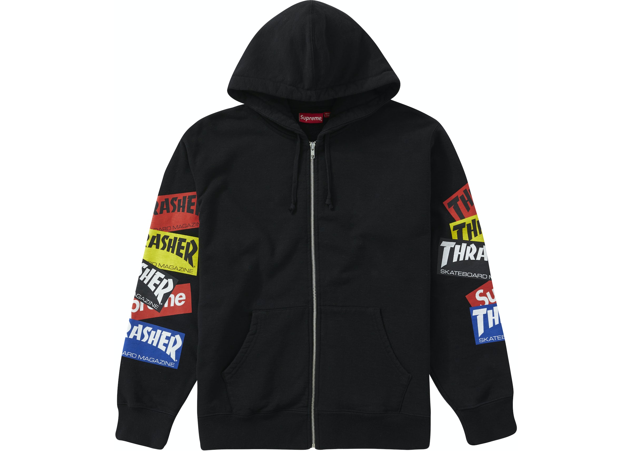 Supreme Thrasher Multi Zip Up Hooded Sweatshirt - FW21 Men's - US