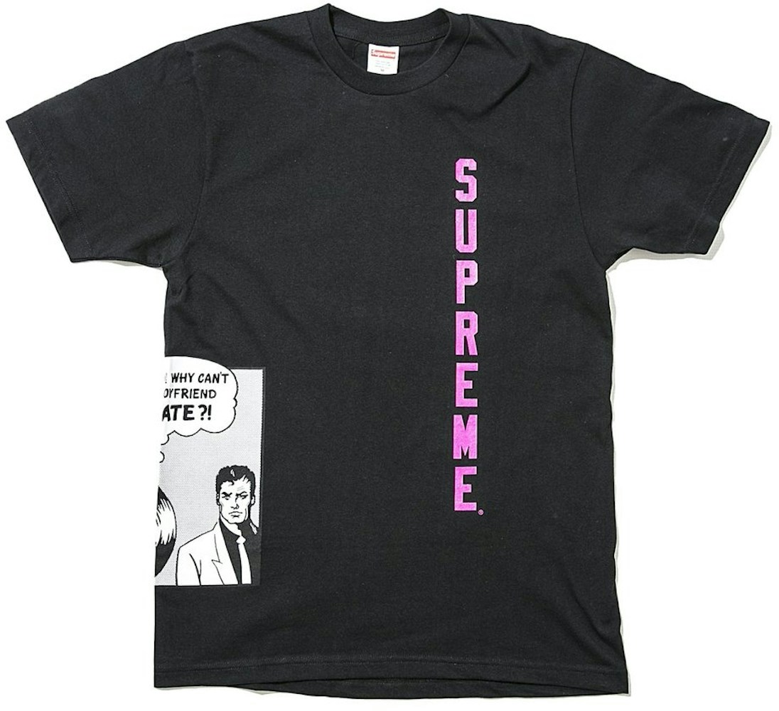 Supreme Thrasher Boyfriend Tee Black Ss17 Supreme Thrasher Boyfriend Tee Black Ss17