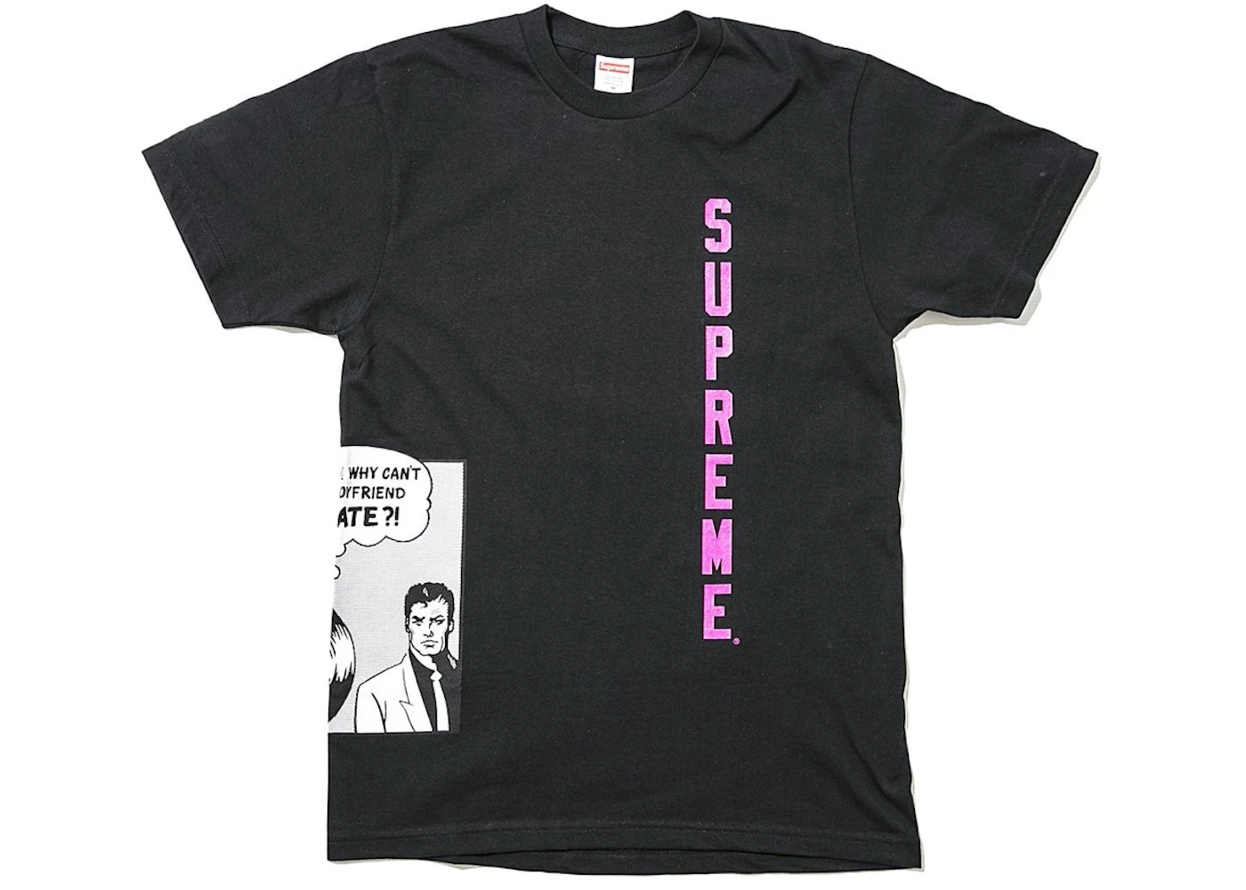 Supreme Thrasher Boyfriend Tee Black Ss17 Supreme Thrasher Boyfriend Tee Black Ss17